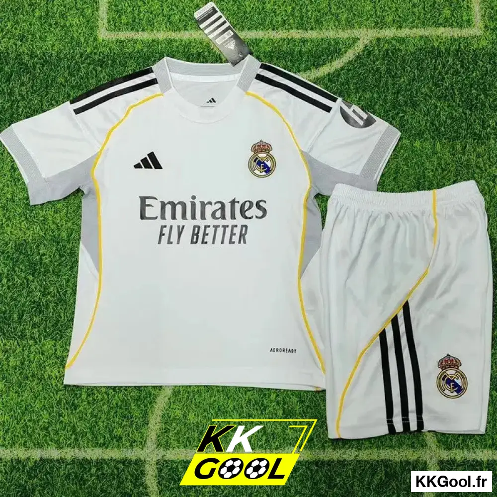 KKGool -  Kit Enfant Real Madrid Domicile 2025/2026