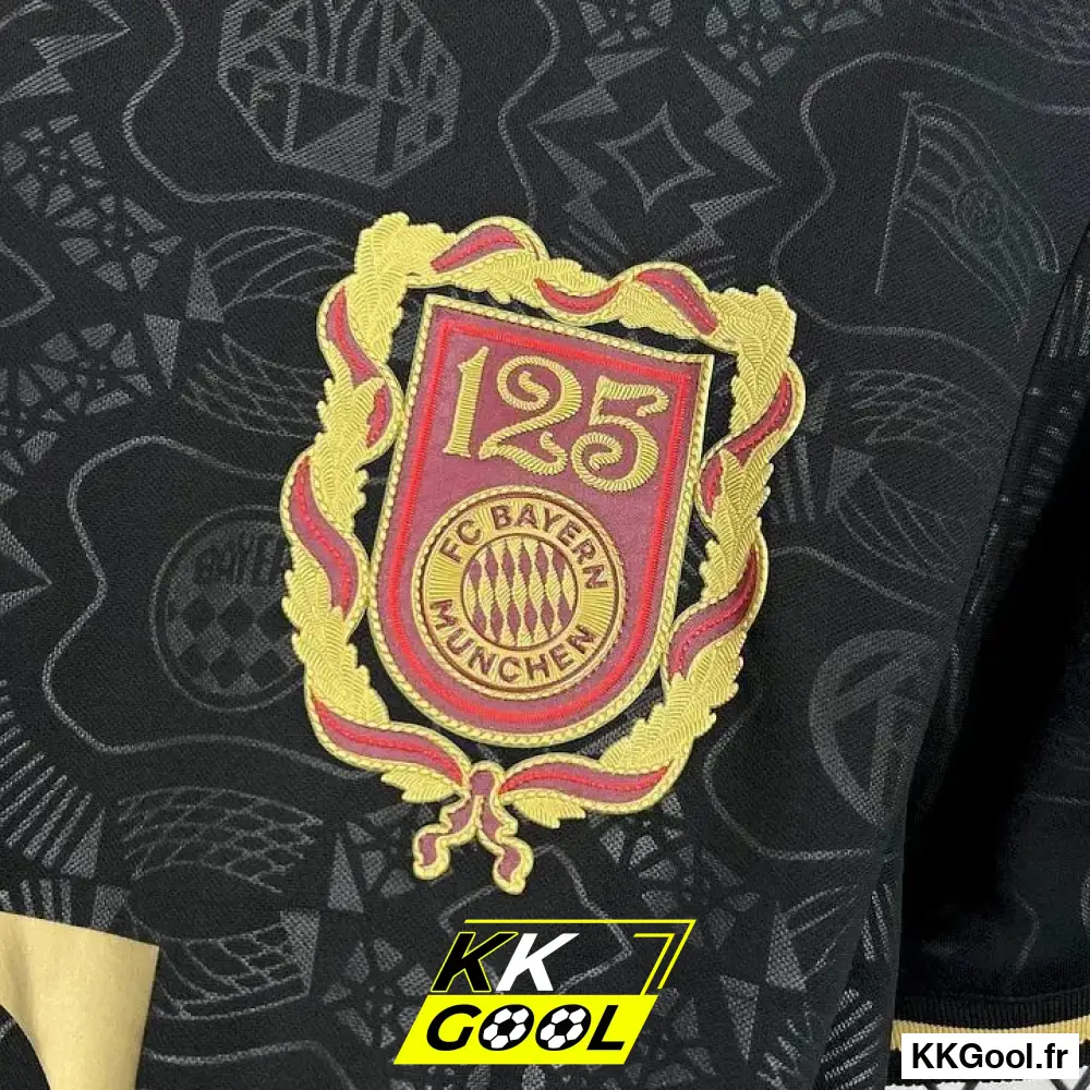 KKGool -  Maillot Bayern Munich Noir 125 ans 2025/2026 - Image 4