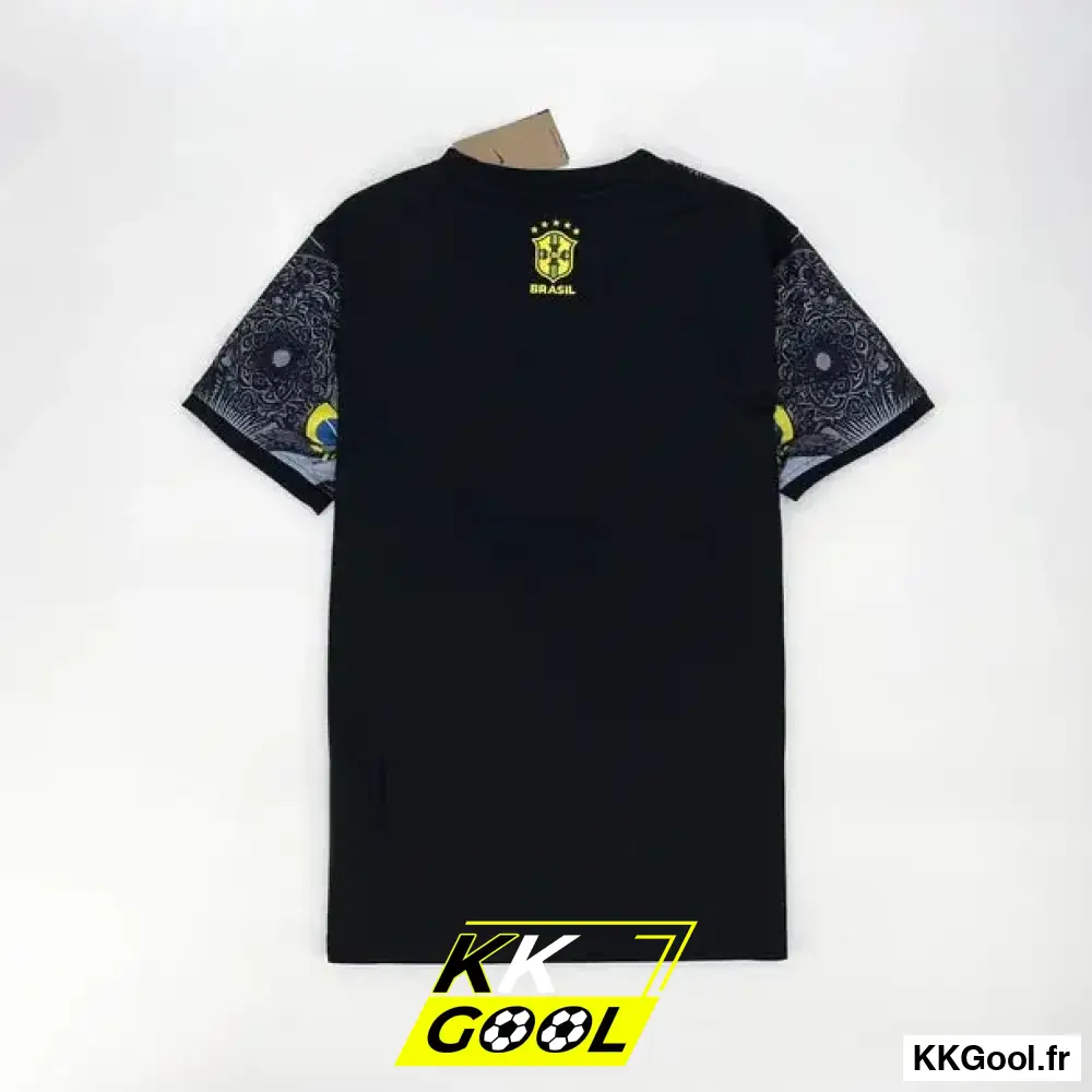 KKGool -  Maillot Brésil Concept Noir 2024/2025 - Image 2