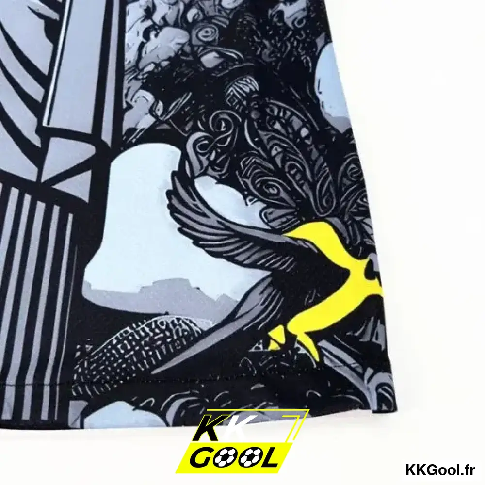 KKGool -  Maillot Brésil Concept Noir 2024/2025 - Image 5