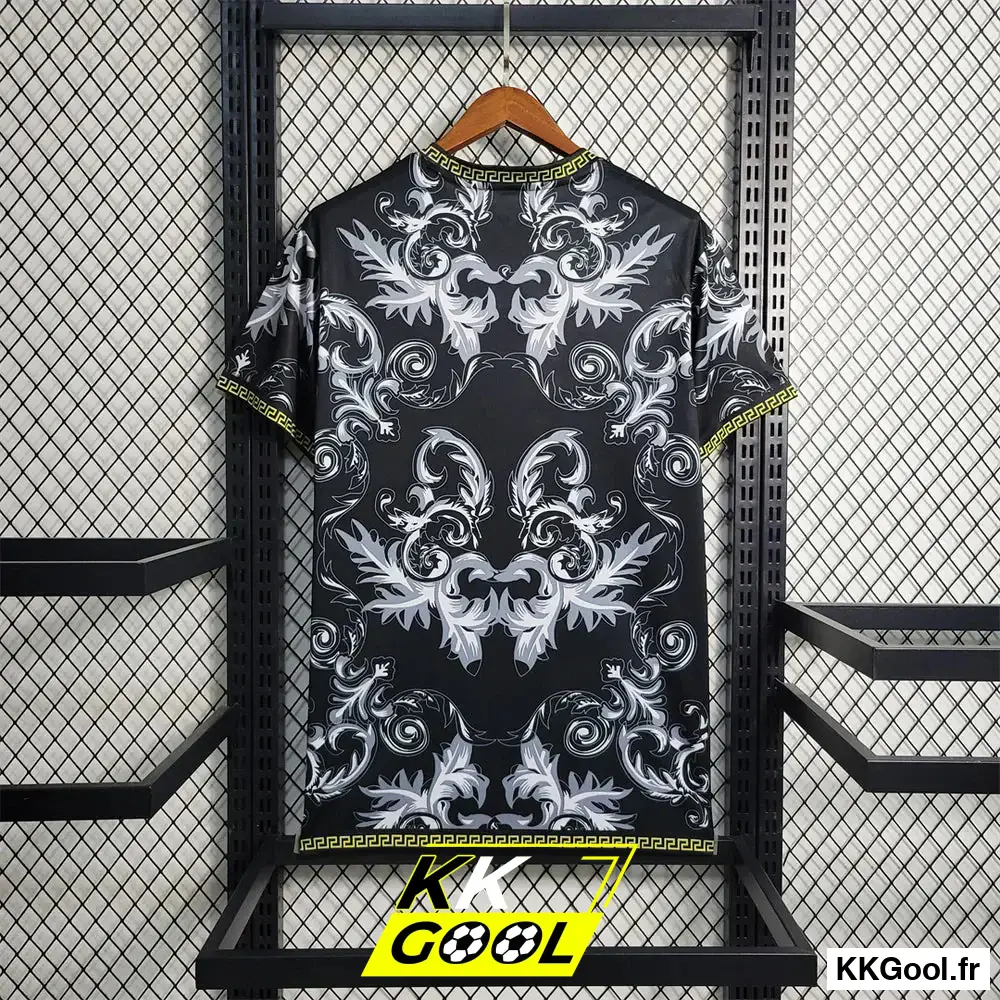 KKGool - Maillot Italie Concept Versace Noir 2023/2024 - Image 2